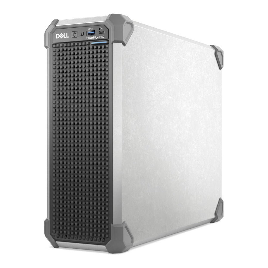 Dell PowerEdge T160 Tower Server | Intel Xeon E-2414 | 16GB RAM | 2TB SATA 7.2K HDD | 3x3.5" Chassis | iDRAC9 Basic | 300W PSU | SKU: emea_pet160spl1 | 3-Year Basic NBD Warranty UAE