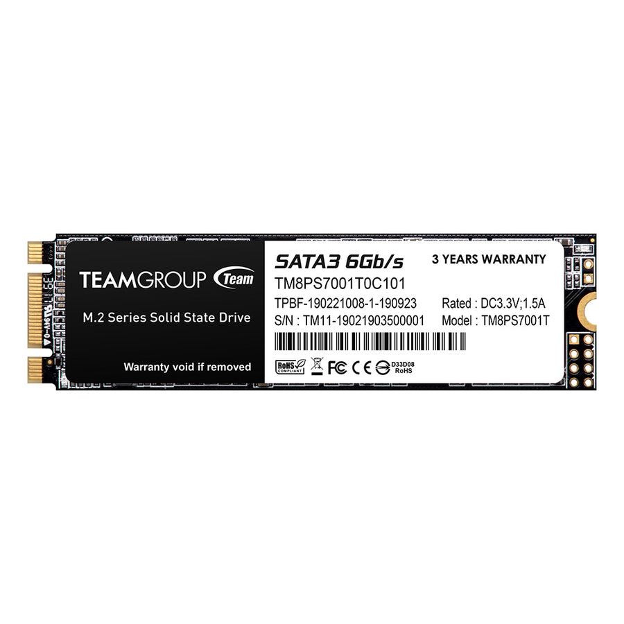 TEAM MS30 M.2 SSD SATAIII 2280 1TB R/W Speed upto 530 / 480 MB/s | TM8PS7001T0C101