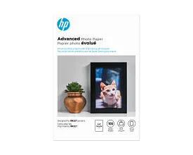 HP Advanced Glossy Photo Paper-100 sht/10 x 15 cm borderless (Q8692A)