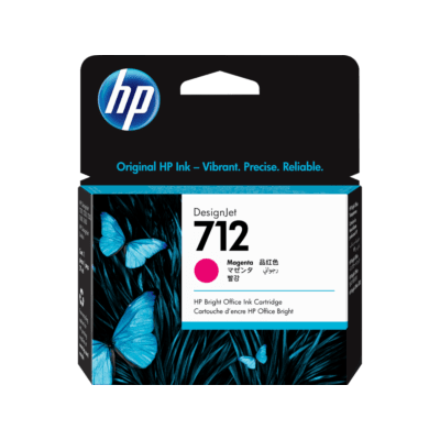 HP 712 29-ml Magenta DesignJet Ink Cartridge (3ED68A)
