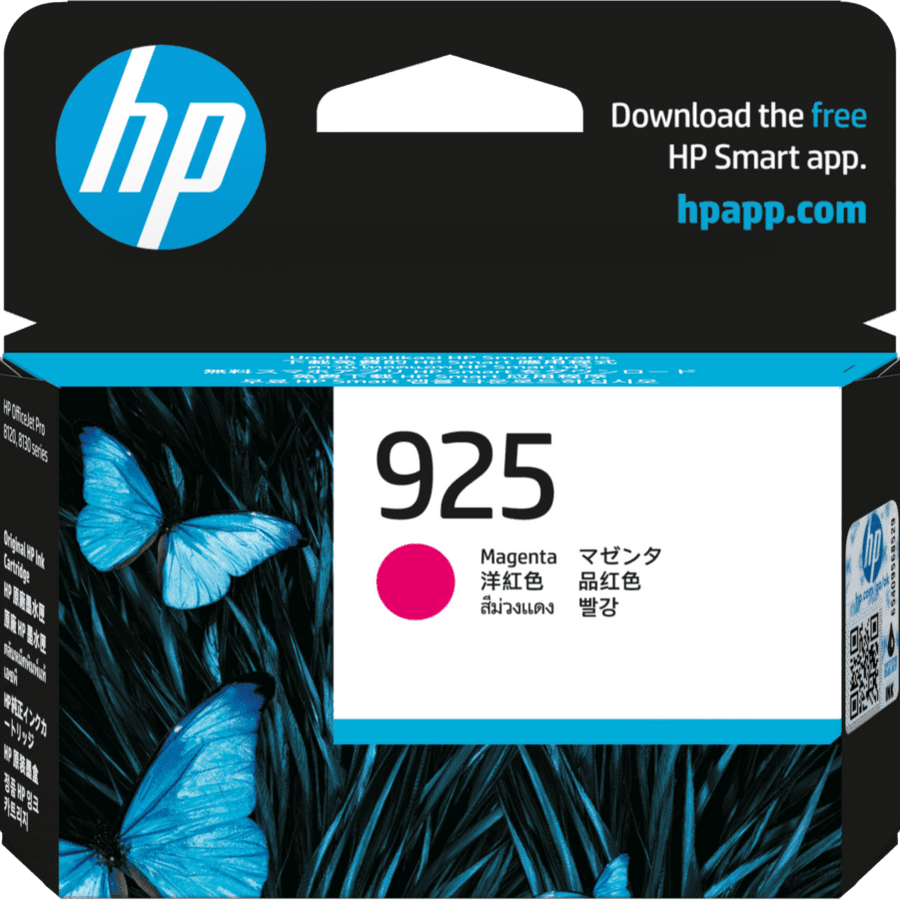HP 925 Magenta Original Ink Cartridge (4K0V7PE)