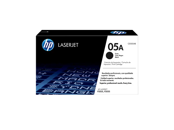 HP 05A Black Original LaserJet Toner Cartridge (CE505A)