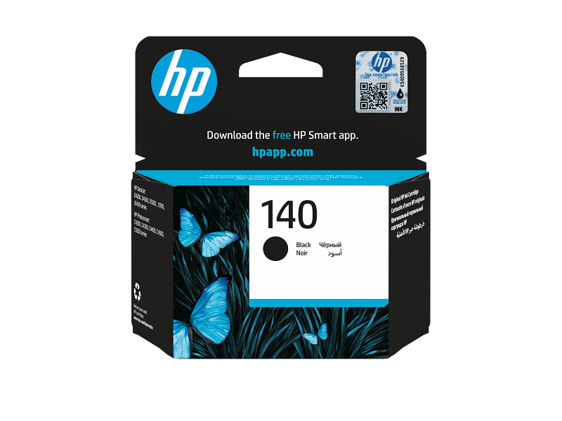 HP 140 Black Original Ink Cartridge (CB335HE)