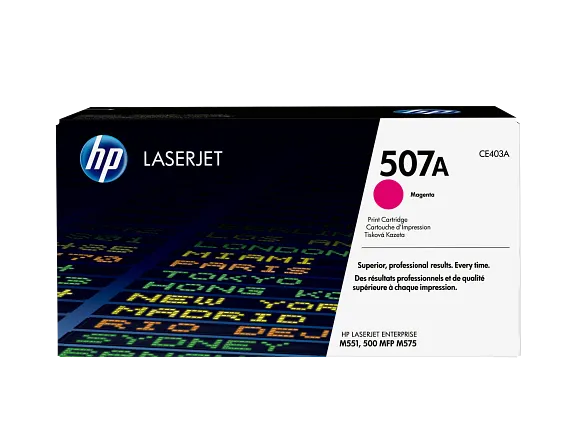 HP 507A Magenta Original LaserJet Toner Cartridge (CE403A)