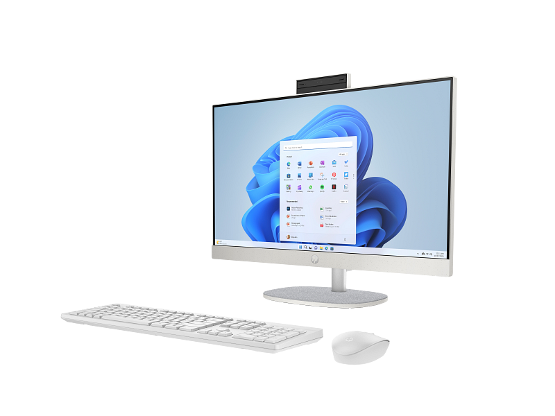 HP 24-cr0033 All-in-One | Intel Core i3-1315 | 8GB RAM | 512GB SSD | FreeDOS | White | Non-Touch | SKU: A2PL0EA#ABV | Official Warranty UAE
