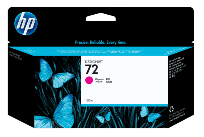 HP 72 130-ml Magenta DesignJet Ink Cartridge (C9372A)
