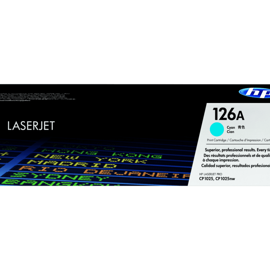 HP 126A Cyan Original LaserJet Toner Cartridge (CE311A)
