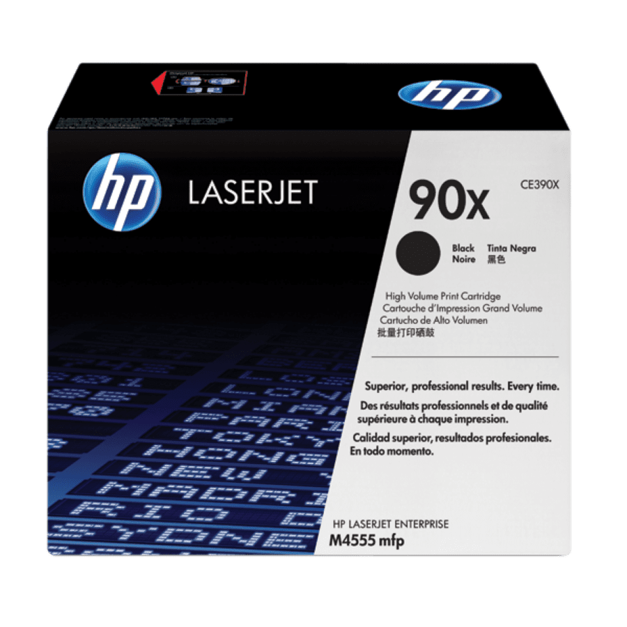 HP 90X High Yield Black Original LaserJet Toner Cartridge (CE390X)