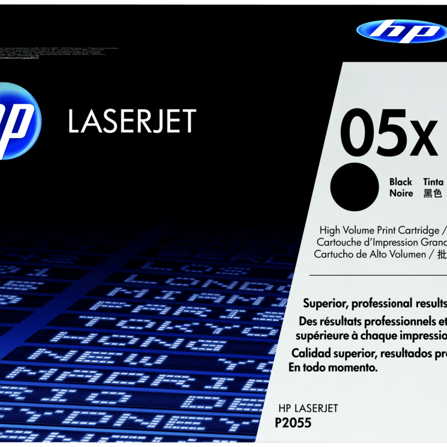 HP 05X High Yield Black Original LaserJet Toner Cartridge (CE505X)