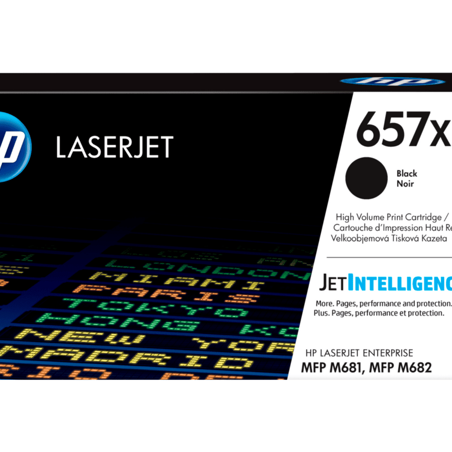 HP 657X High Yield Black Original LaserJet Toner Cartridge (CF470X)