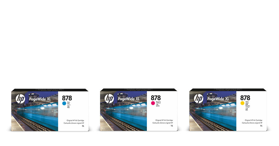 HP 878 1-liter Magenta PageWide XL Ink Cartridge (312Z3A)