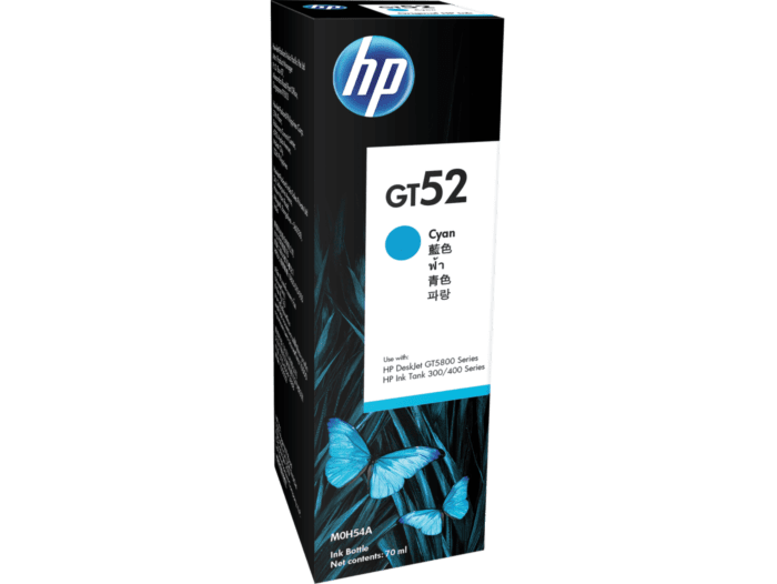 HP GT52 Cyan Original Ink Bottle (M0H54AE)