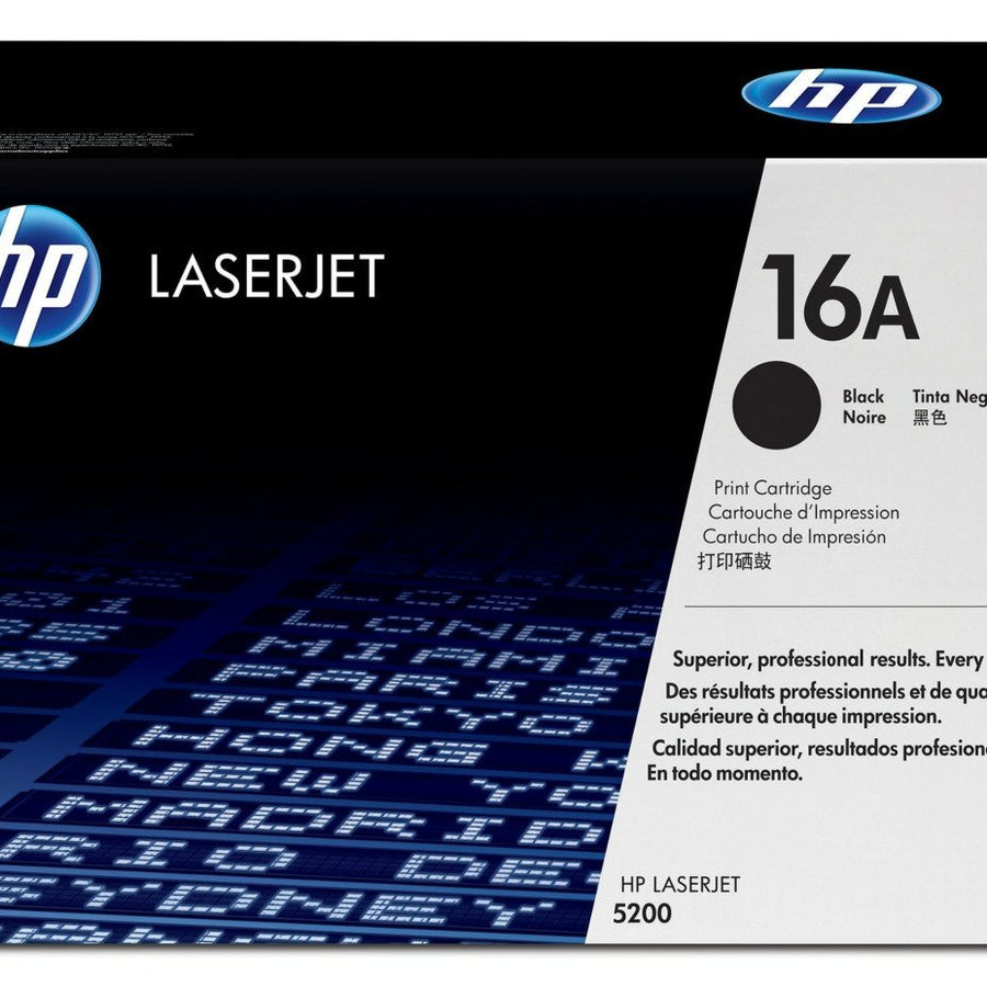 HP 16A Black Original LaserJet Toner Cartridge (Q7516A)