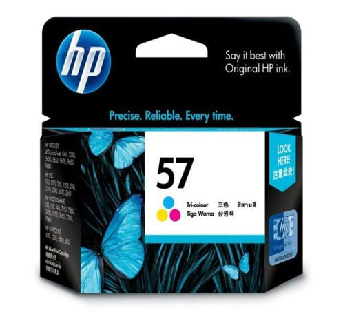 HP 57 Tri-color Original Ink Cartridge (C6657AE)