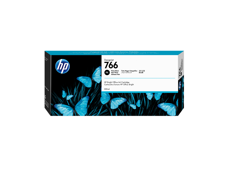 HP 766 300-ml Photo Black DesignJet Ink Cartridge (P2V94A)