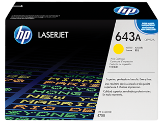 HP 643A Yellow Original LaserJet Toner Cartridge (Q5952A)
