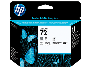 HP 72 Gray and Photo Black DesignJet Printhead (C9380A)