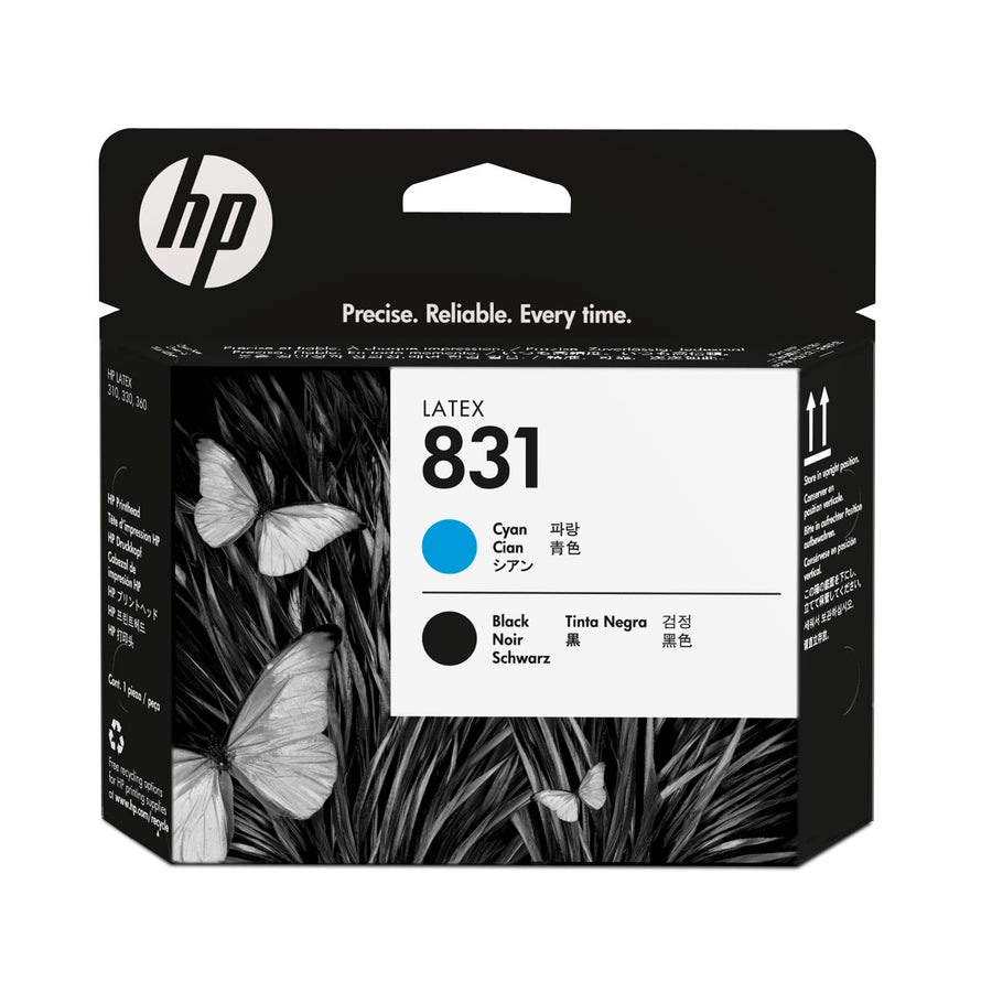 HP 831 Cyan / Black Latex Printhead | CZ677A | Warranty included
