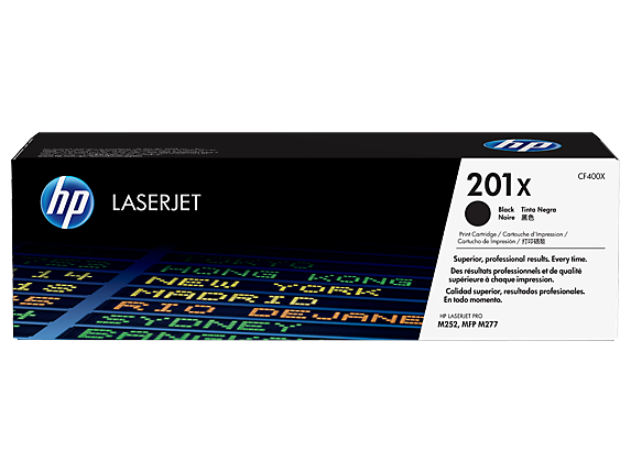 HP 201X High Yield Black Original LaserJet Toner Cartridge (CF400X)