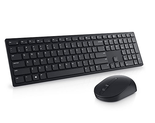 Dell Pro Wireless Keyboard and Mouse Combo KM5221W | Arabic (QWERTY) Layout | SKU: KM5221W-VPN-580-AJQZ | 1-Year Dell ProSupport UAE