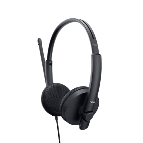 Dell Stereo Headset WH1022 | Wired USB Connectivity | Noise Cancelling Mic | Leatherette Ear Cushions | SKU: 520-AAVV-VPN-WH1022 | 1-Year Dell ProSupport UAE