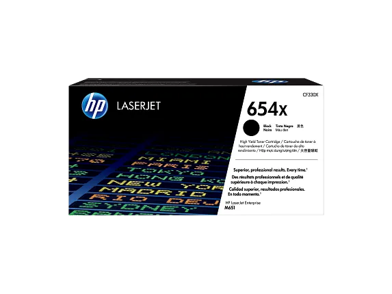 HP 654X High Yield Black Original LaserJet Toner Cartridge (CF330X)