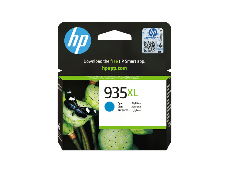 HP 935XL High Yield Cyan Original Ink Cartridge (C2P24AE)