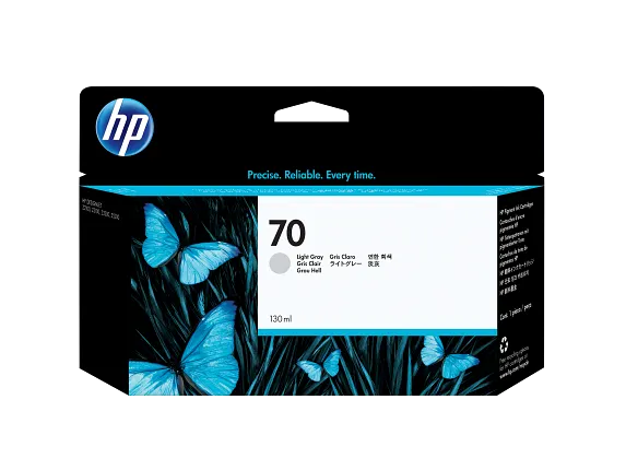 HP 70 130-ml Light Gray DesignJet Ink Cartridge (C9451A)