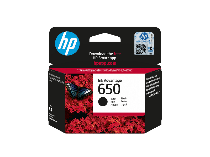 HP 650 Black Original Ink Advantage Cartridge (CZ101AE)