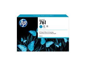 HP 761 400-ml Cyan DesignJet Ink Cartridge (CM994A)