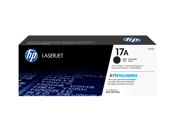 HP 17A Black Original LaserJet Toner Cartridge (CF217A)