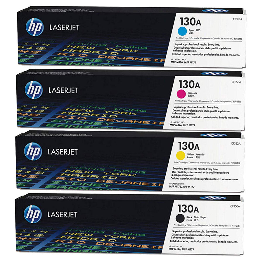HP 130A Yellow Original LaserJet Toner Cartridge (CF352A)