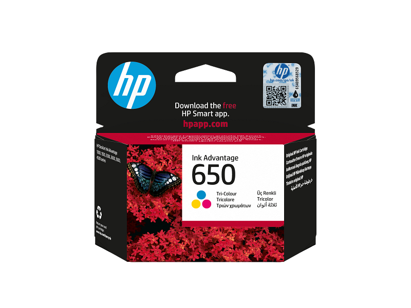 HP 650 Tri-color Original Ink Adv.cart | CZ102AE#BHK | Warranty included