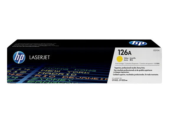 HP 126A Yellow Laserjet Print Cartridge | CE312A | Warranty Included