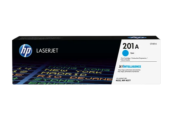 HP 201A Cyan Original LaserJet Toner Cartridge (CF401A)