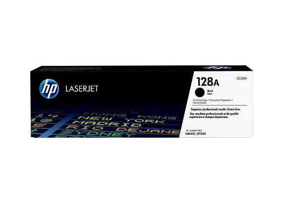 HP 128A Black Laserjet Print Cartridge | CE320A | Warranty Included