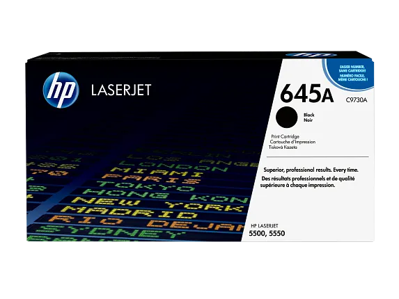 HP 645A Black Original LaserJet Toner Cartridge (C9730A)
