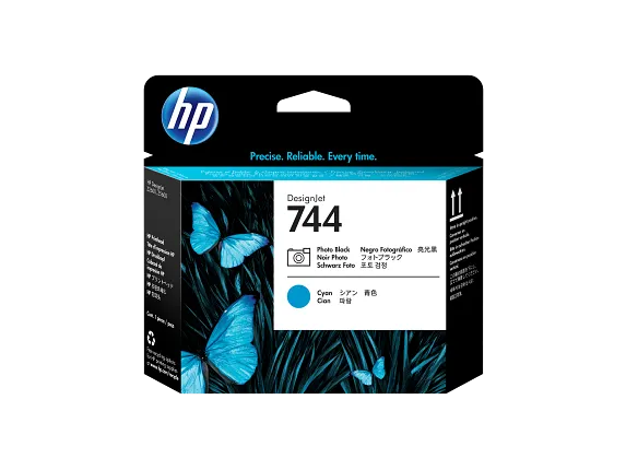 HP 744 Photo Black/Cyan DesignJet Printhead (F9J86A)