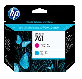 HP 761 Magenta/Cyan DesignJet Printhead (CH646A)