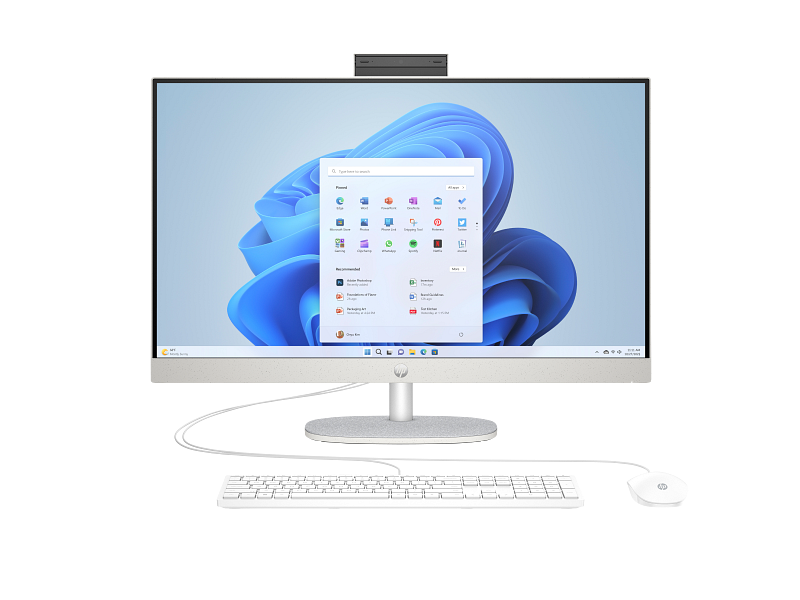 HP 27 Cr0156 AIO i7-1355/8/512/DOS/Wht/Nt