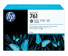 HP 761 400-ml Dark Gray DesignJet Ink Cartridge (CM996A)