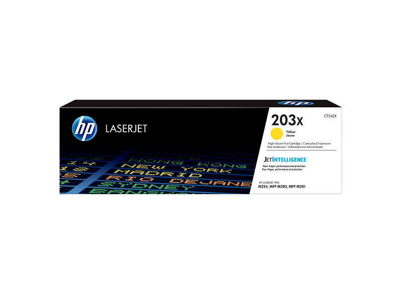 HP 203X Yellow Origi Laserjet Toner Car | CF542X | Warranty Included