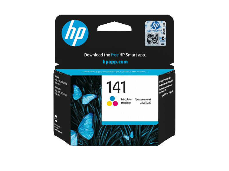 HP 141 Tri-color Original Ink Cartridge (CB337HE)