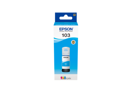 Epson 103 Ecotank Cyan Ink Bottle | C13T00S24A | Warranty Included
