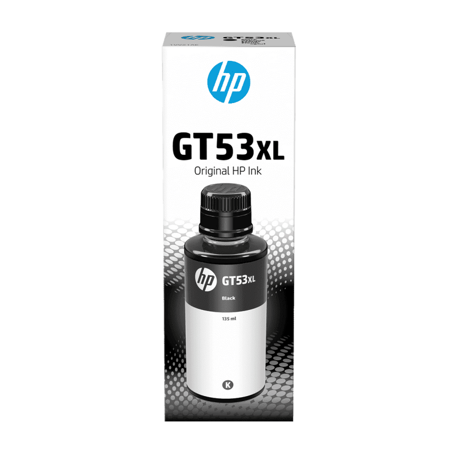 HP GT53XL 135ml Black Original Ink Bottle (1VV21AE)