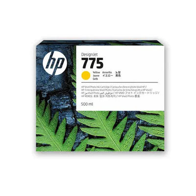 HP 775 500-ml Yellow Ink Cartridge (1XB19A)
