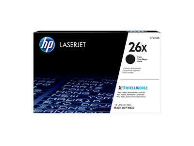 HP 26X High Yield Black Original LaserJet Toner Cartridge (CF226X)