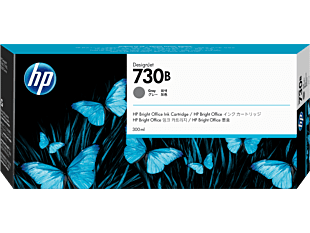 HP 730F 300-ml Gray DesignJet Ink Cartridge (1XB29A)