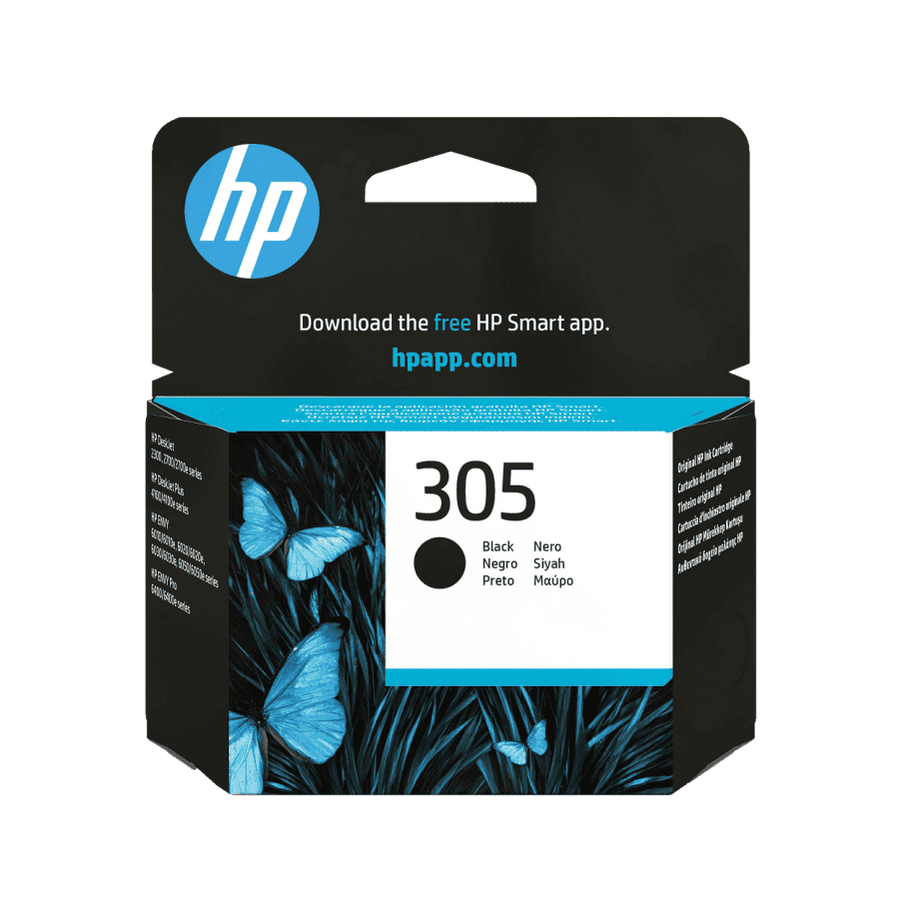 HP 305 Black Original Ink Cartridge (3YM61AE#301)