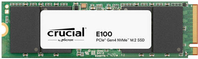Crucial E100 PCIe Gen4 2280 NVMe M.2 SSD Read speeds Up to 5,000/4,500 sequential R/W | 2000GB | CT2000E100SSD8